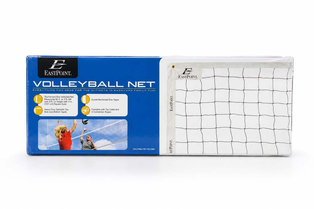 EastPoint Sports Tournament Size Volleyball Replacement Net 32 ft. x 3 ft.